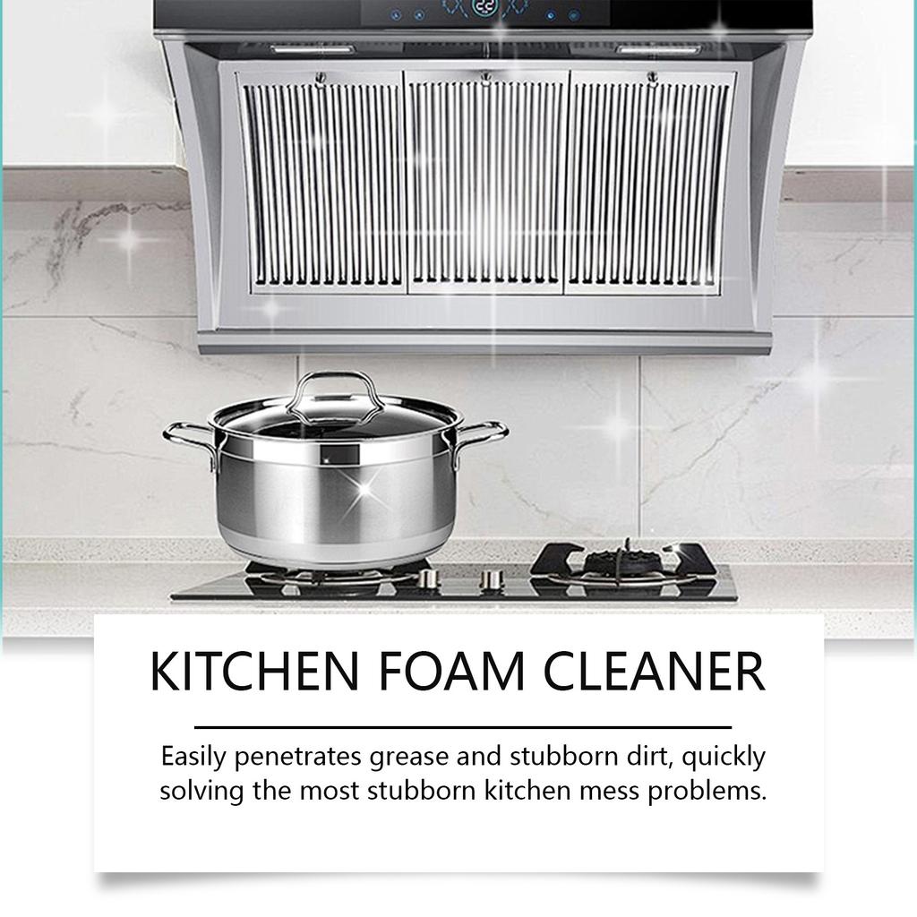 Kitchen Grease Foam Cleanser Kitchen Counter Oven Grease Remover 120ml