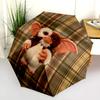 Gremlinspattern, automatic folding umbrella, portable and foldable design, 8 ribs, a Christmas or birthday gift.