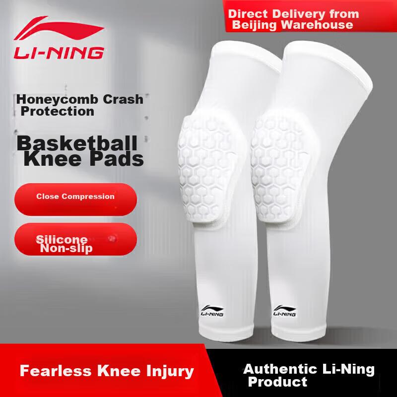 Li-Ning Knee Pads for Sports, Running, Men And Women, Basketball-Specific Meniscus Patella Protection, Hiking, Soccer, Fitness Knee Guards