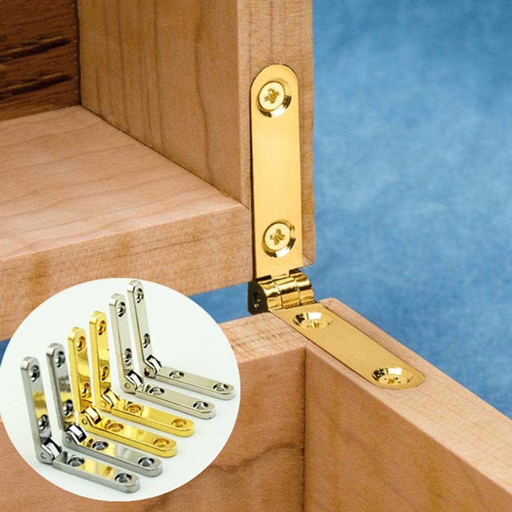 Wine Case Self-Locking Wooden Box Accessories Lid Support Furniture Hardware Folding Hinge Hinge