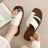 Women's Roman Style Toe-Loop Sandals - Simple, Retro, Non-Slip, Versatile Outdoor & Home Footwear