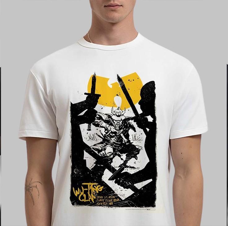Wu Tang Clan Seattle 2025 Gig At Climate Pledge Arena On June 28 Shirt.