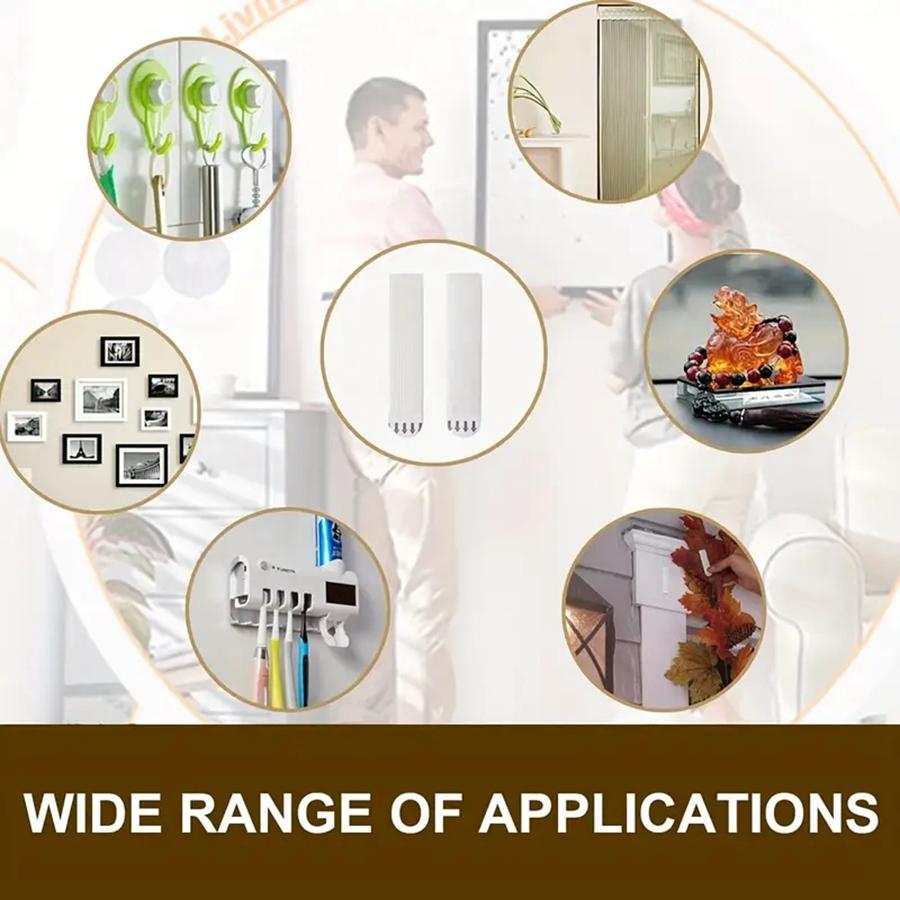 12 пар фоторамок, съемный настенный крючок для фото, гвоздь, бесплатное художественное подвесное устройство, настенный клей, легко снимается, двусторонняя лента