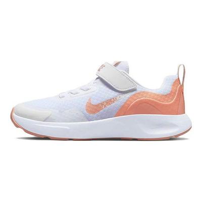 Wearallday SE Нескользящие Амортизирующие Прочные Низкие Детские Кроссовки для Бега Детские Кроссовки для Бега Белый Оранжевый DO9378-100