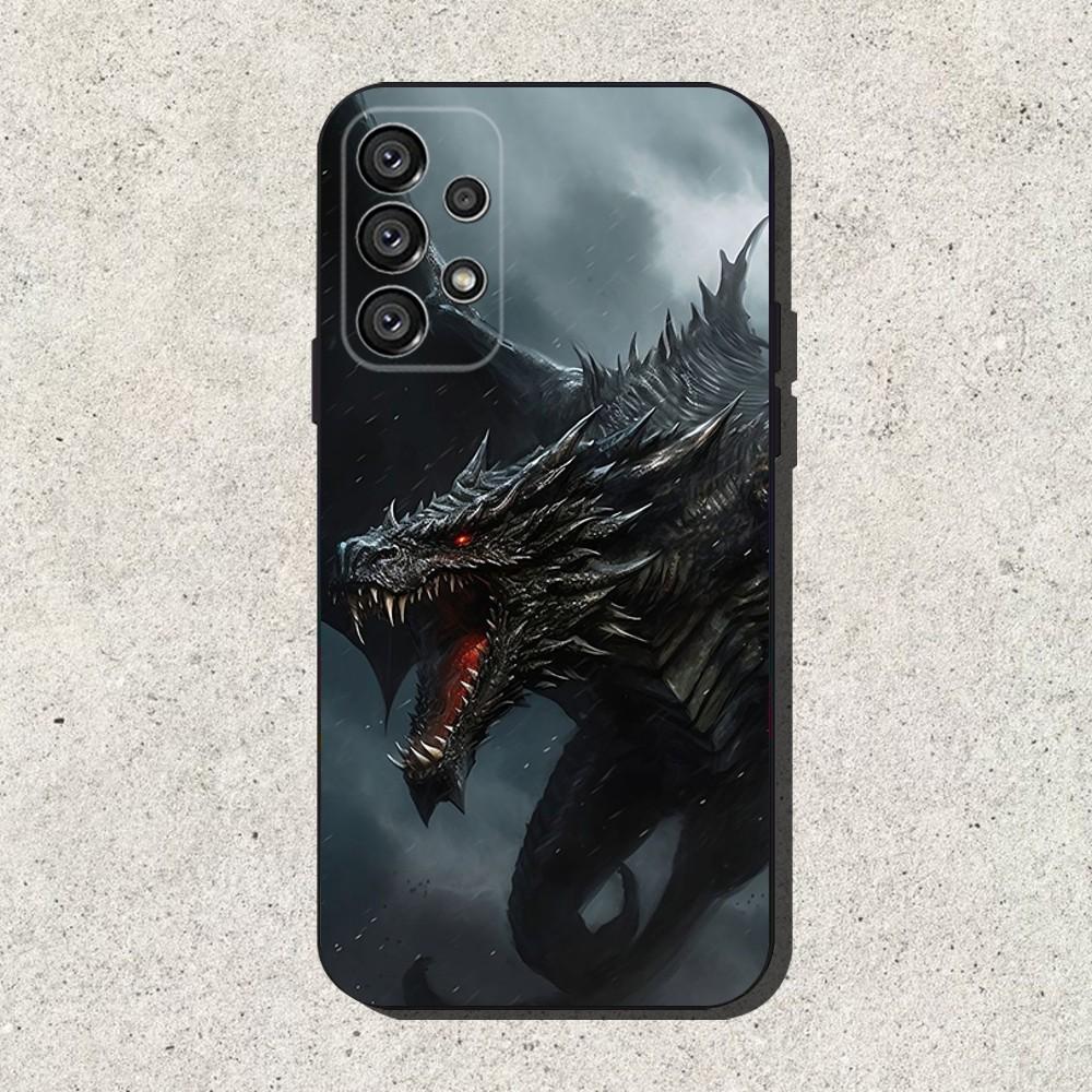 Чехол для телефона 'Четвертое Крыло Дракона' для Samsung S25, S24, S21, S22, S23, S30, Ultra, S20, Plus, Fe, Lite, Note, 10, 9, 5G Черный