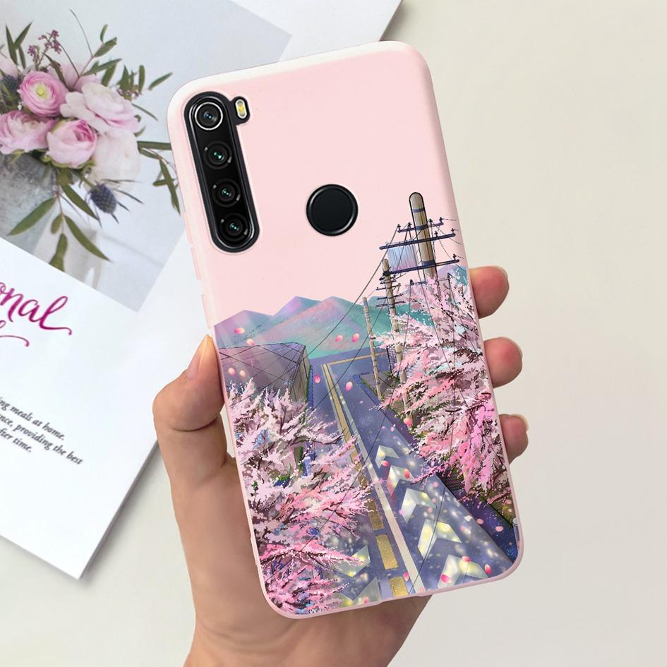 Для чехла на телефон Xiaomi Redmi Note 8 8T Чехол Популярный Цветок Тонкий Мягкий Силикон Coque Для Xiaomi Redmi Note 8 Pro Note8 8 T Fundas