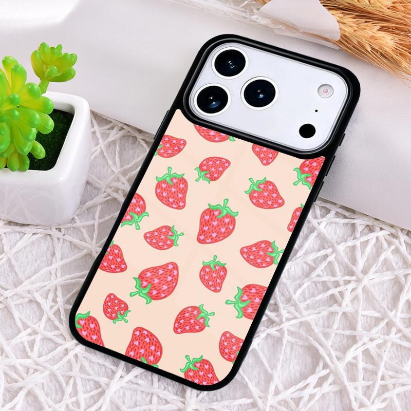 Strawberry Fields Shockproof Phone Case for iPhone 17 Air 16e 15 11 12 14 13 Pro Max Cover Coque