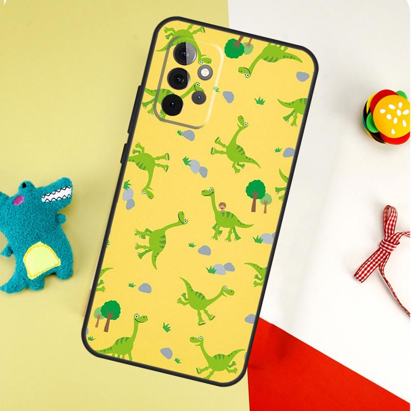Милый Детеныш Динозавра Для Samsung Galaxy A53 A33 A13 A54 A34 A14 A55 A35 A15 A05 A06 A16 A22 A32 A52 Чехол для Телефона