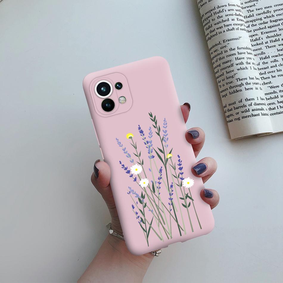 For Xiaomi Mi 11 Lite 5G NE 11i 11T Pro Case Cute Cat Love Heart Bumper Cover For Xiaomi Mi 11 11i Mi11 Lite 11t pro 5G NE Case