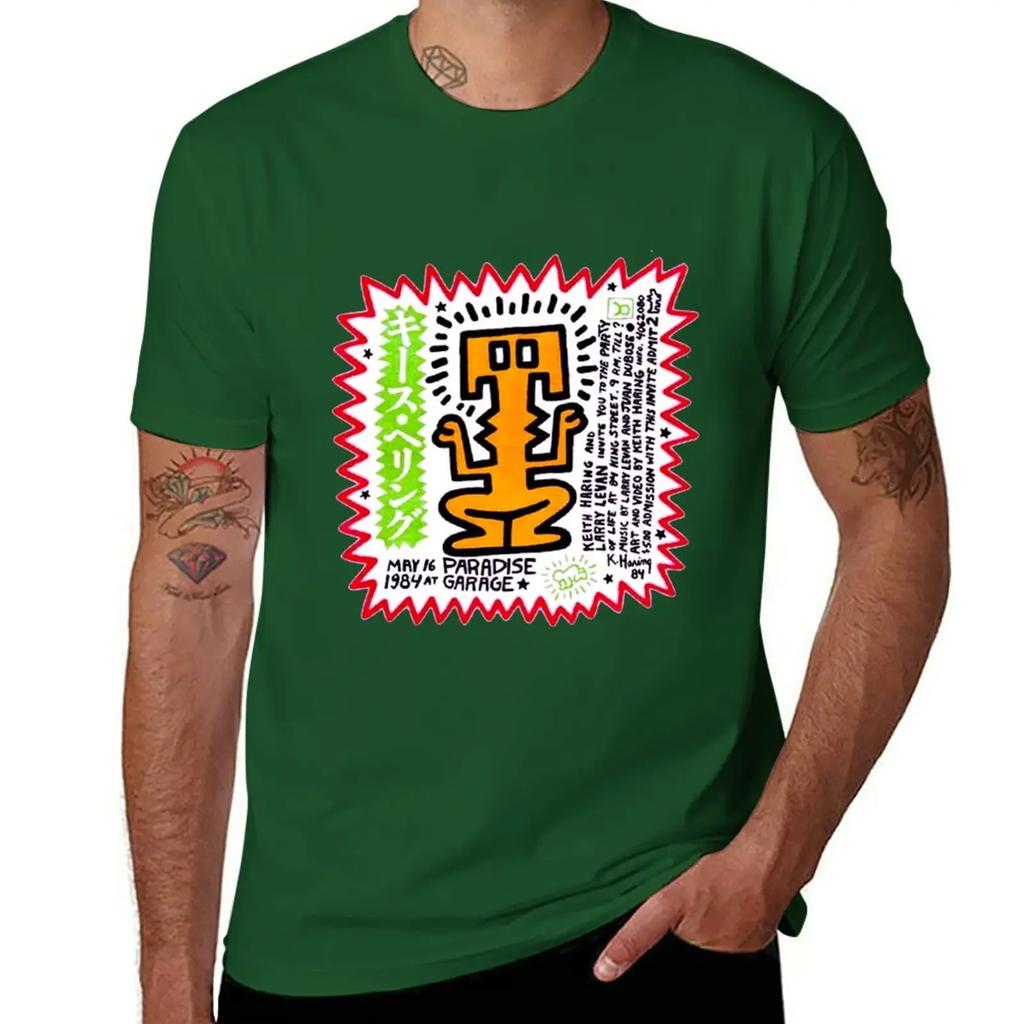 PARADISE GARAGE LARRY LEVAN PARTY OF LIFE FLIER T-Shirt vintage clothes boys whites mens graphic t-shirts anime