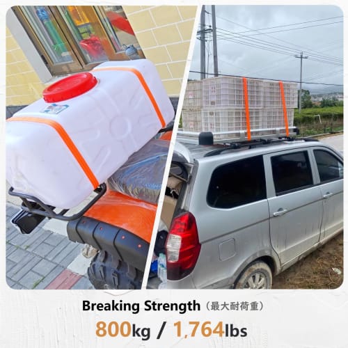 JEELAD Ratchet Belt, Tie-Down Belt, Secures Cargo, 1m, 2m, 3m, 5m Length, 800kg Breaking Load, Lashing, Cargo Tensioner, for Cars, Moving, Transport,