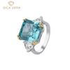 Classic Silver 925 Jewelry Engagement Chic Ring For Women Fine Jewelry Fashionable High Grade Gift Wedding Engagement