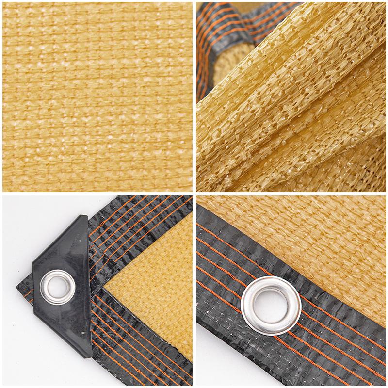 Летняя солнцезащитная сетка 70-80% Сетка для затенения Сад Двор Солнцезащитная ткань Затеняющие паруса для растений Бассейн Автомобильный солнцезащитный чехол