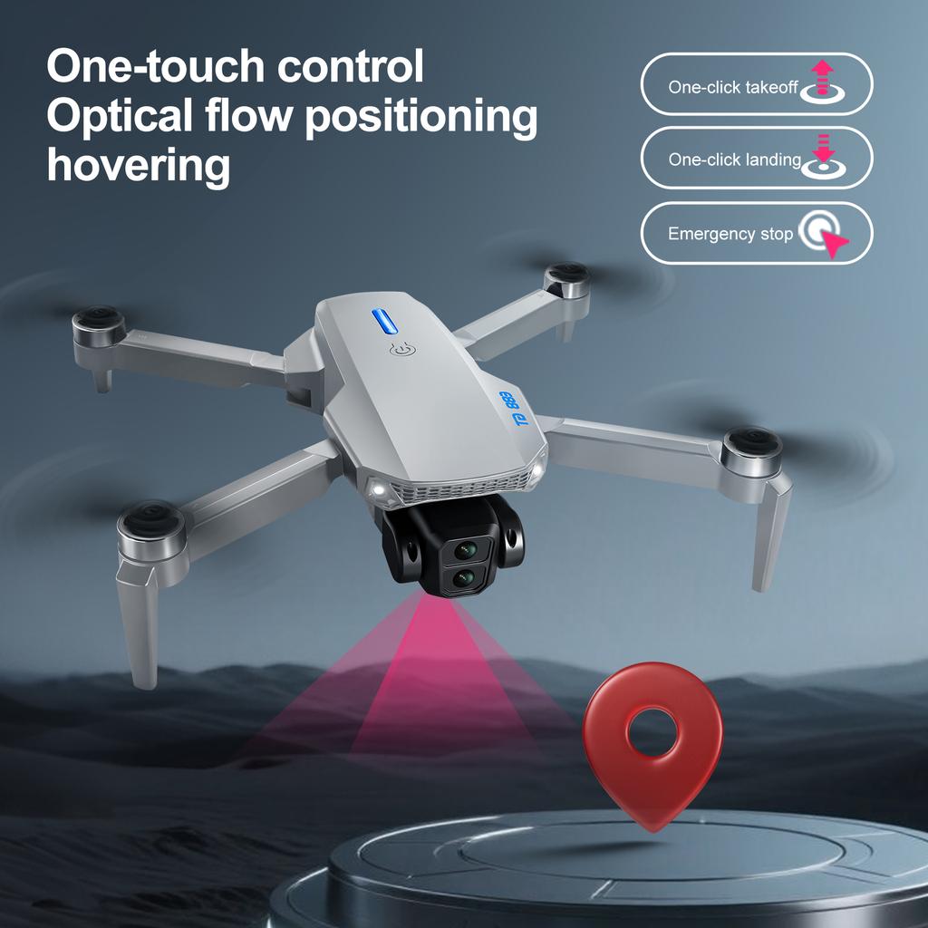 2025 Drones E88GT 8K Professional HD 360° Dual Cameras 5G WIFI Brushless Motors Obstacle Avoidance FPV Foldable Quadcopter Toy