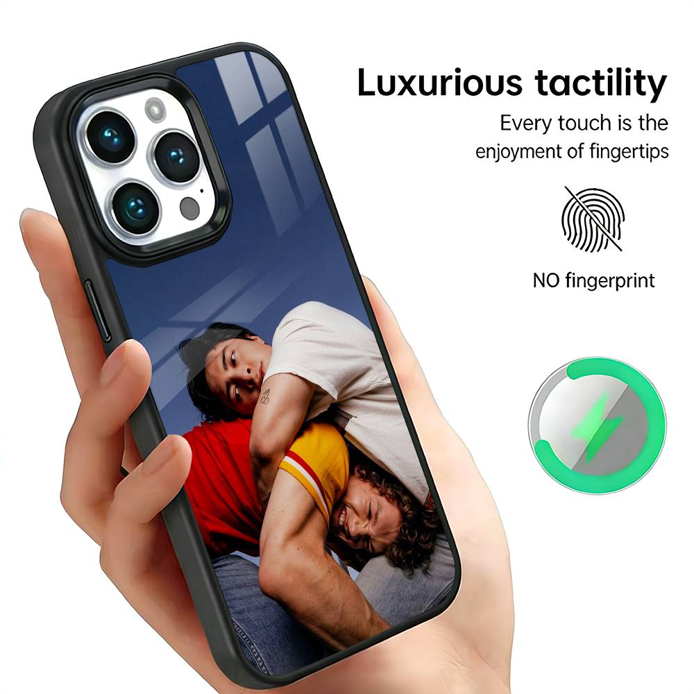 H-Heated Rivalry Phone Case For IPhone17 16 15 14 13 12 11 Plus Pro Max Plus Wireless Charger Cover Funda