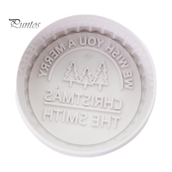 Рождественские штампы для печенья 3D персонализированные помадка глазурь украшение патока кекс резаки выпечка подарок для начинающих семья