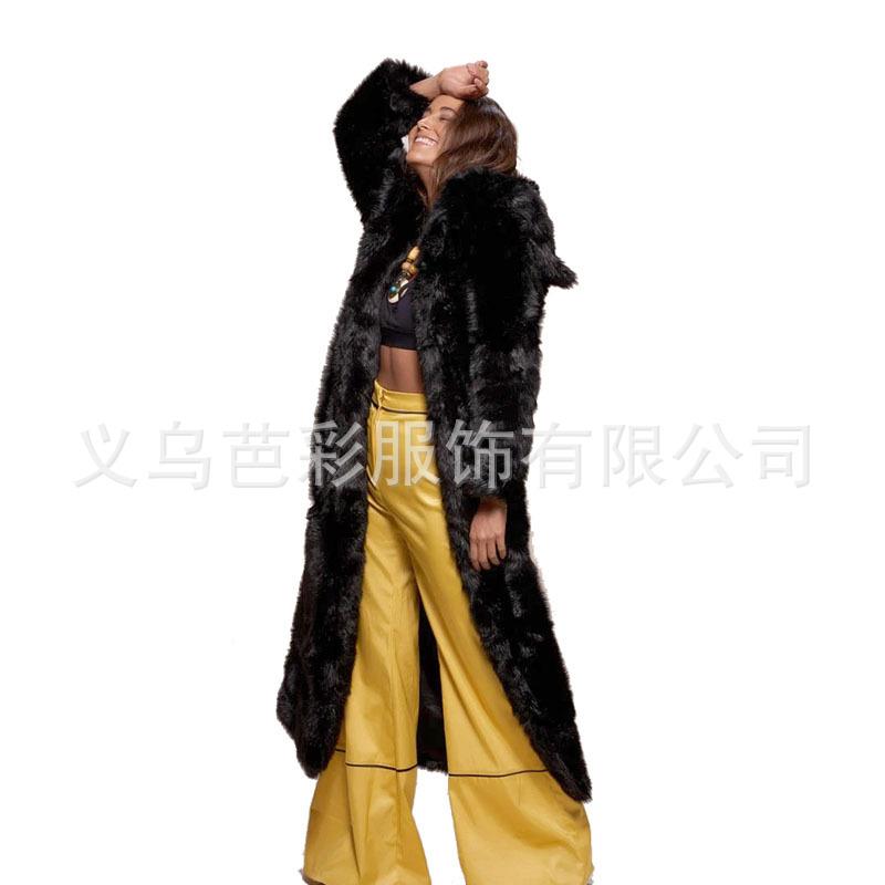 Новые модели в списке искусственный мех пальто женская одежда средняя и длинная свободная куртка осень и зима взрыв искусственный плюш