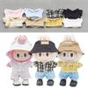 For 17cm Labubu Doll Clothes Fashion Clothes Hoodies Doll Clothes Color Match Hoodies Dolls Accessories Cute Decoration Little Cloths
