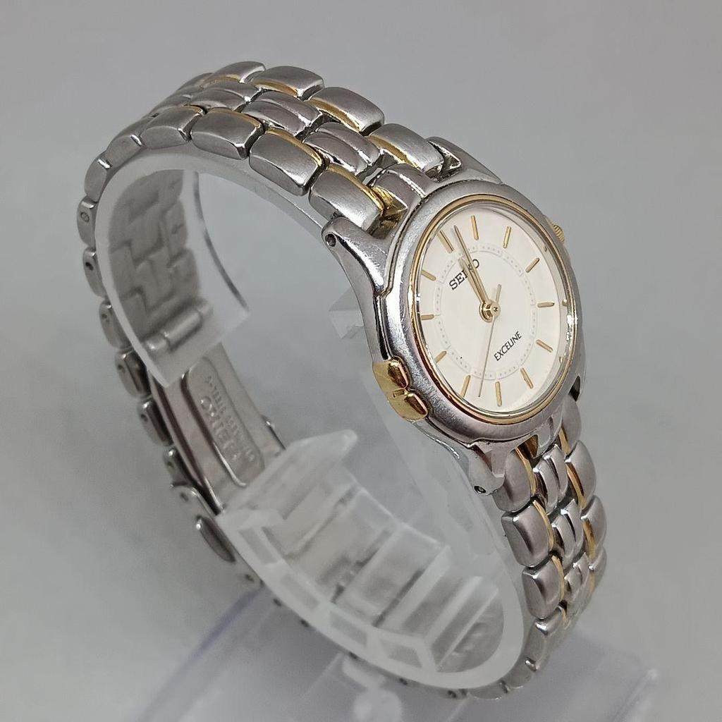 Used 1994s SEIKO Excelline 2J31 Women's Combi Color
