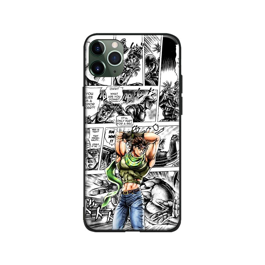 Мягкий силиконовый чехол для телефона JoJo's Bizarre Adventure с персонажем для iPhone 6s 7 8 Plus X XR XS 11 12 13 mini Pro Max