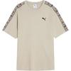 Свободная цветочная футболка SS25 Fashion Round Neck Loose Short Sleeve T Shirt Men Tops Sandy-Gray 633347-68