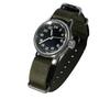 Military Watch TYPE 24H Black Dial Nylon Green NATO Strap [M.R.M.W.] A-11