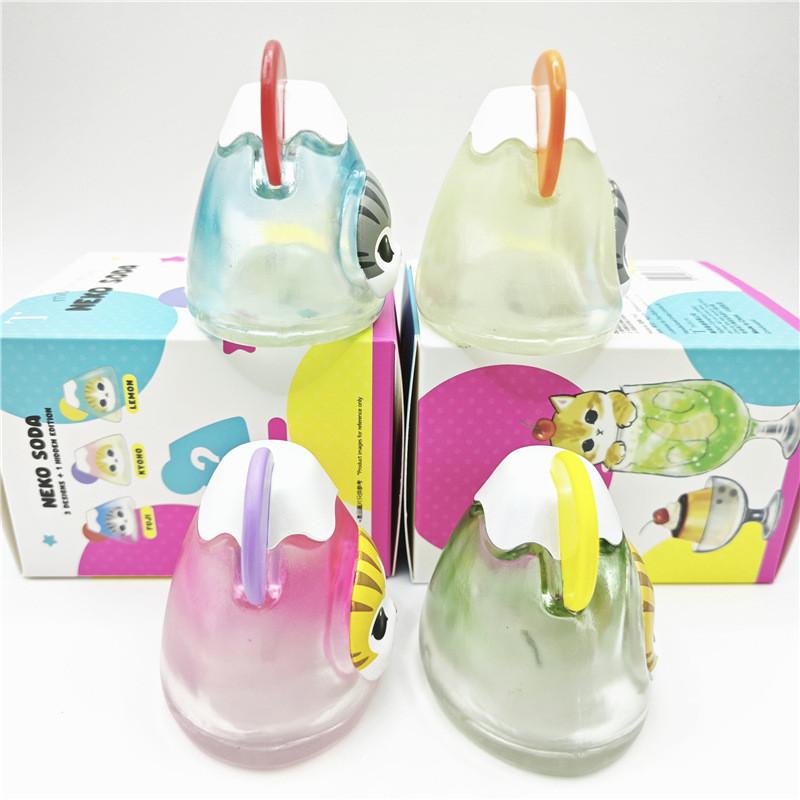 Милый Кот Удача Песок Гора Фудзи Дарума Желейный Пудинг Коллекция Игрушек из Слепой Коробки