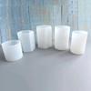 3D Cylinder Shape Candle Silicone Mold DIY Cented Candle Soap Mould Craft Gift Making Plaster Resin Wax Homemade Decoration