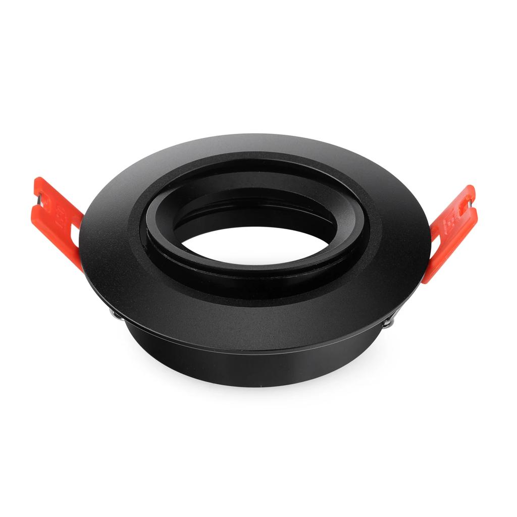 10 шт. вырез 70 мм более дешевый алюминиевый регулируемый встраиваемый светодиодный точечный светильник 6 Вт GU10 потолочный светильник монтажная рамка высокого качества