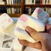 Milk Brick Squeeze Toy Fake Stress Relief Pudding Food Sensory Simulated Pinch Fidget Decompression Gadget