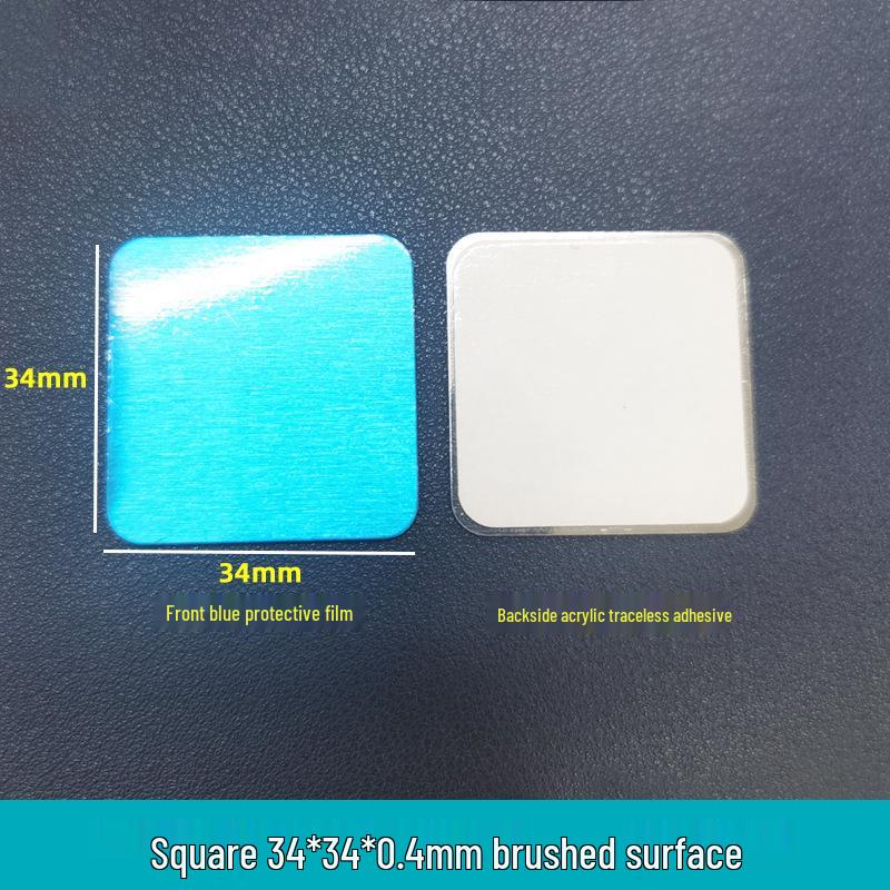 Traceless Adhesive Magnetic Iron Sheet with Acrylic Coating - Available In Stainless Iron