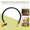 1Pcs Leakproof Gas Refill Adapter Rubber Reusable Tube Cylinder Convertor Valve Braided Hose Filling Tank Coupler Accessories