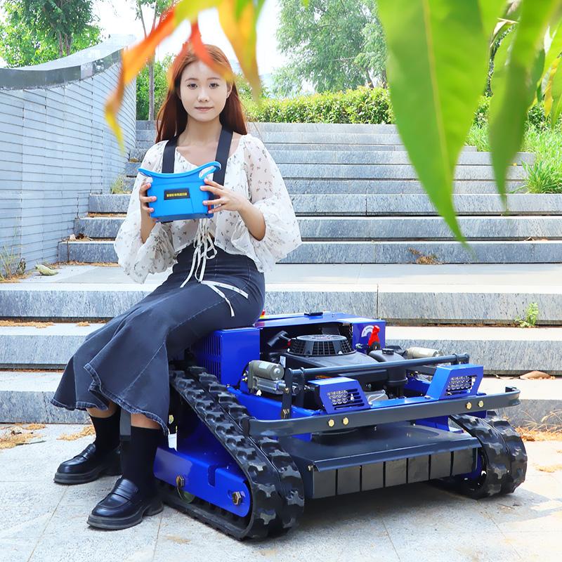 European Spot CE EPA Certified RC Lawn Mower Robot Lawn Mower Wireless Crawler Mower