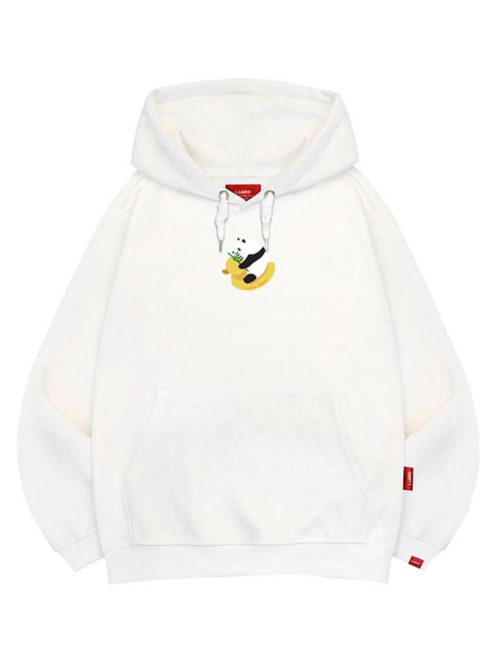 Худи с пандой Vacance Унисекс Большой размер M~4XL (Тип B)