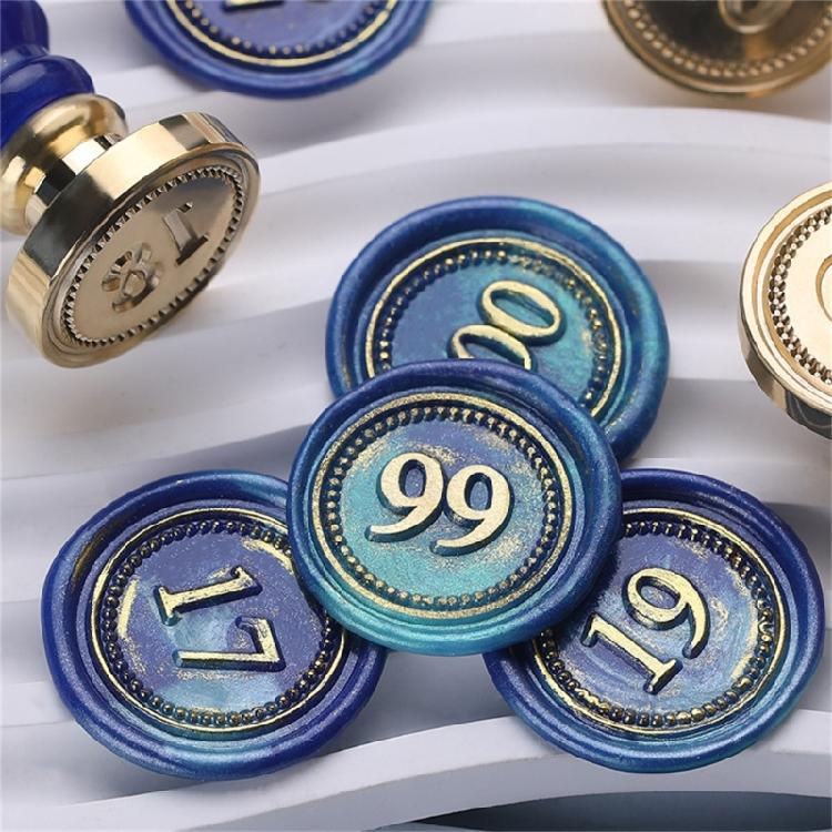 Сургучная печать Серия номеров Сургучная печать для украшения винных упаковок