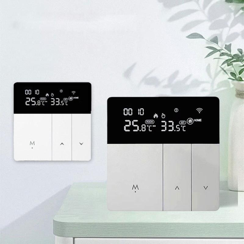 Upgrades Programmable Intelligent Thermostat Touchscreens Temperature Controller for Electric Water Gas Boiler Heating