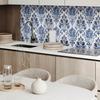 Self-Adhesive Vinyl Panel With Print 120x60 cm Floral Pattern in Baroque Style