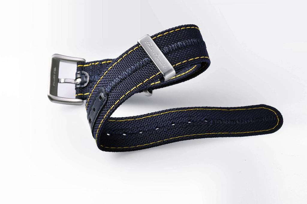 Watch Solar Chronograph Blue Impulse Model 10 ATM Water Resistant Silver [KENTEX] S802M-03 Men's