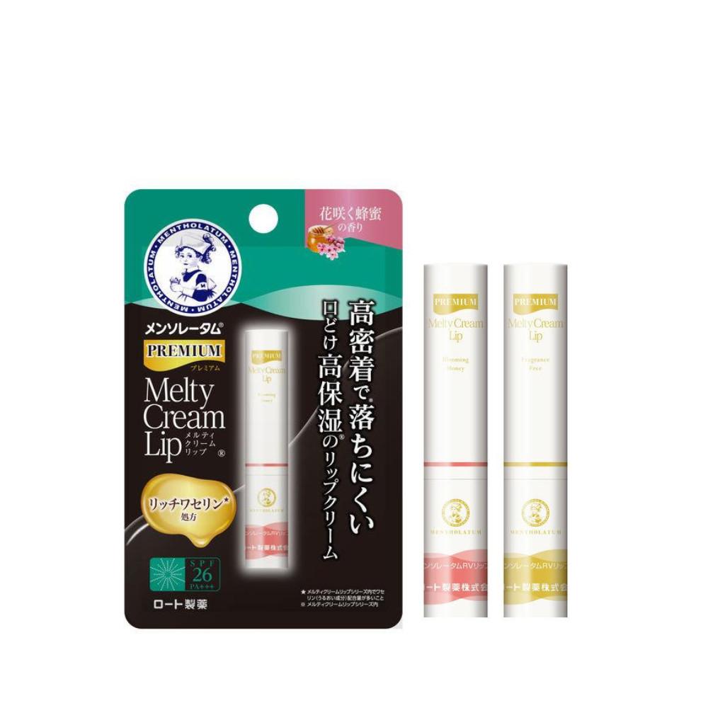 Rohto Mentholatum Premium Melty Cream Lip Аромат цветущего меда Без запаха 24г