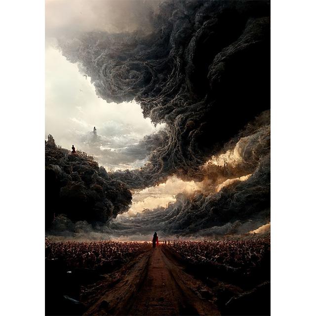 Abstract Outer World Storm Traveler Prints Poster Canva Painting Modern Wall Art Picture For Living Room Bedroom Home Decoration