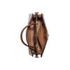Coach Lane 32 Classic Fashion Leather Top Handle Clutch Shoulder Crossbody Bag Large Women bags White Dark-Brown C8210-IMTVF