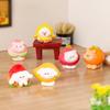 6Pcs/set Cartoon Fruit Animal Doll Miniatures Resin Ornaments Fairy Garden Decoration Moss Terrarium Micro Landscape