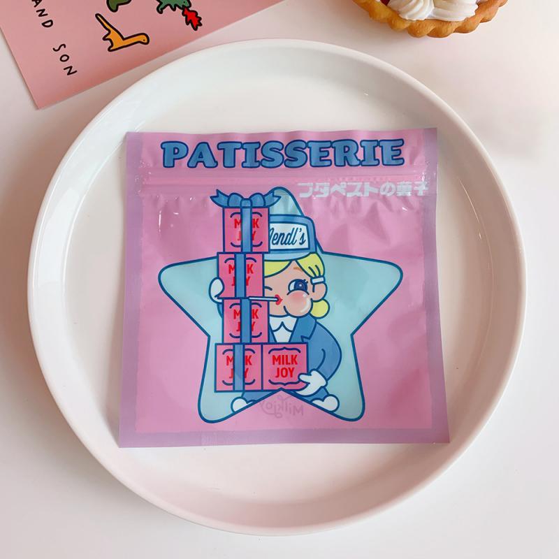 Органайзер для хранения продуктов, не занимает места, легко носить с собой, 13,5*13,5 см, пластиковый, милый мультяшный пакет для закусок, креативный и милый, 4,2 г