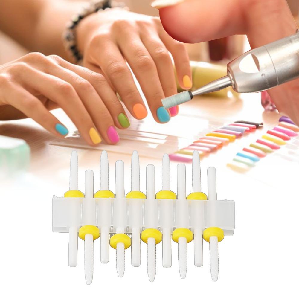 10PCS Beginner Friendly Ceramic Nail Drill Bit Ceramic Nail Drill Bit Nail Artist