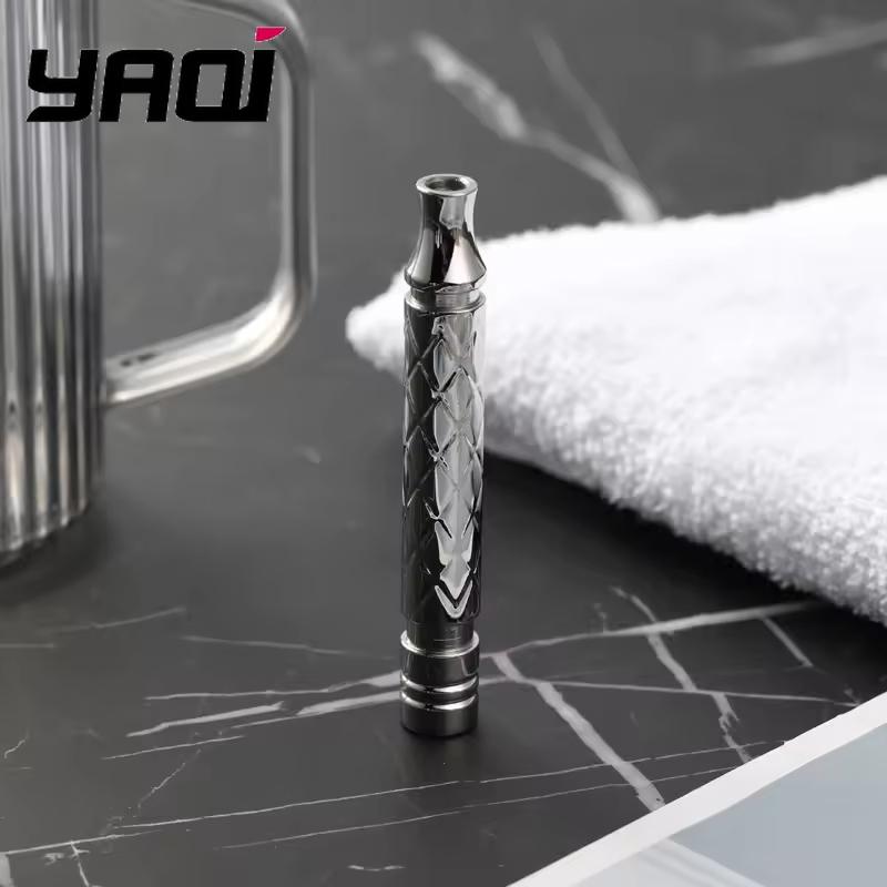 YAQI Harlequin Polished 303 Stainless Steel Safety Razor Handle Men's Grooming Accessory Classic Shaving Tool
