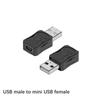 Адаптер USB-Micro-USB Mini-USB, двухсторонний преобразователь, поддержка зарядки, синхронизации данных, разъем 480 Мбит/с, двухсторонний адаптер F19E