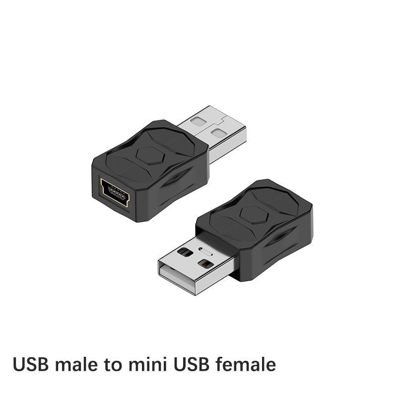 Адаптер USB-Micro-USB Mini-USB, двухсторонний преобразователь, поддержка зарядки, синхронизации данных, разъем 480 Мбит/с, двухсторонний адаптер F19E