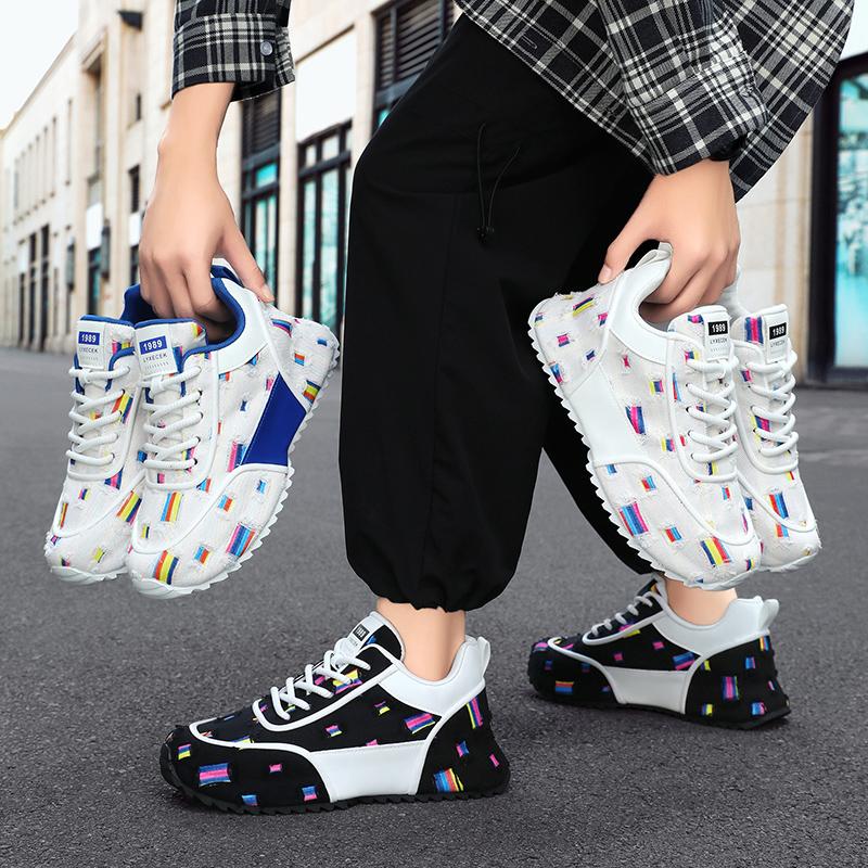 Дизайнерская обувь Мужская обувь класса люкс Модные повседневные кроссовки Тенденции Нескользящая спортивная обувь Обувь для свиданий Прогулочная обувь Оригинальная мужская теннисная обувь