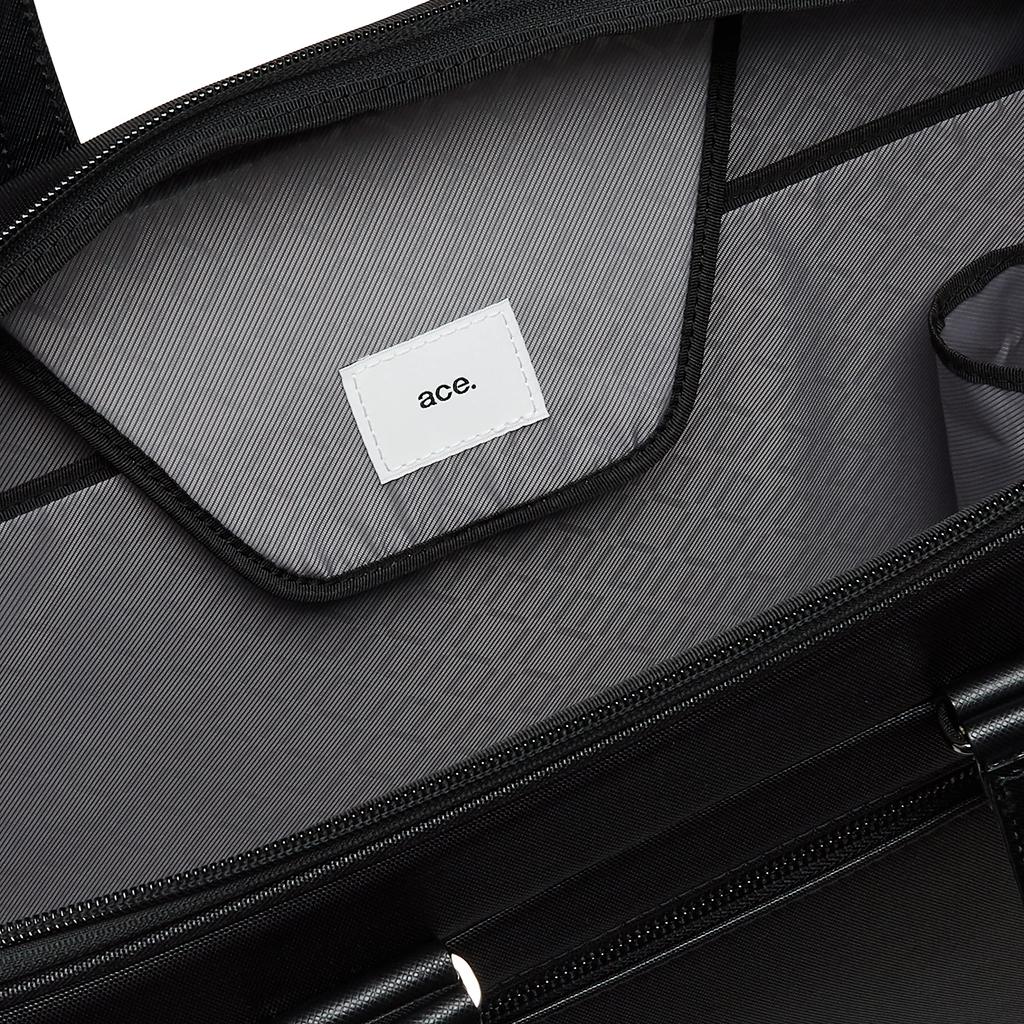 Бизнес Can Hold Inch совместим с Сделано в Cordura Nylon x Genuine Duratect 2 Black [Ace Gene] Сумка, 13,3 PC, A4, Япония, кожа, № 30513, мужская