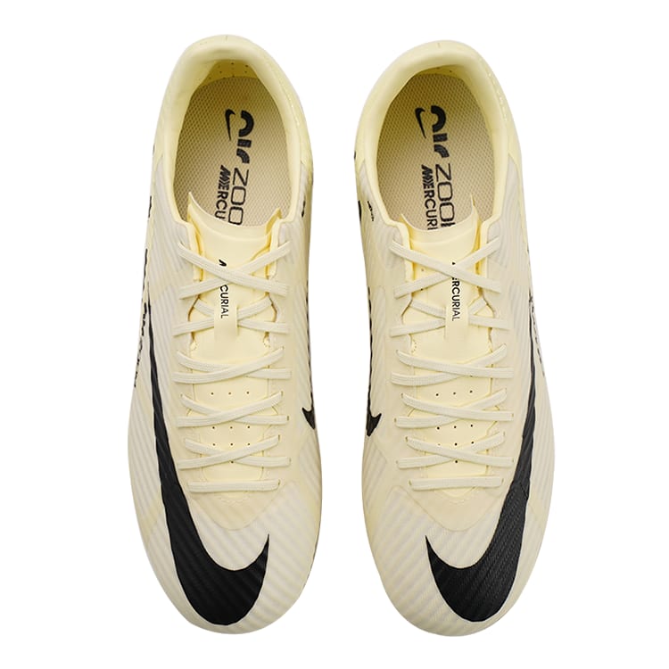 Nike Футбольные бутсы Nike Mercurial Vapor 15 Academy для твердого грунта, низкие, цвет 'Lemonade Black', DJ5632-700